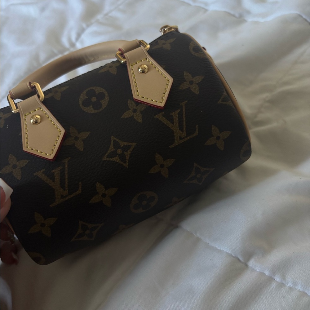 Louis Vuitton Black and Brown Monogram Handbag